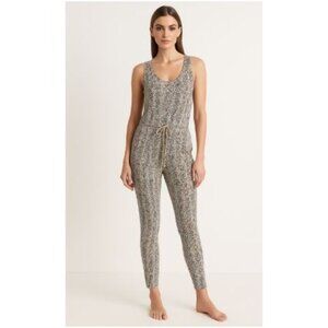 DYI Women's Wild Spots Belted Romper Leopard Print Size Medium